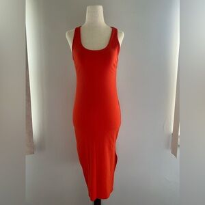NWT Wild Fable Orange Midi Dress in Medium